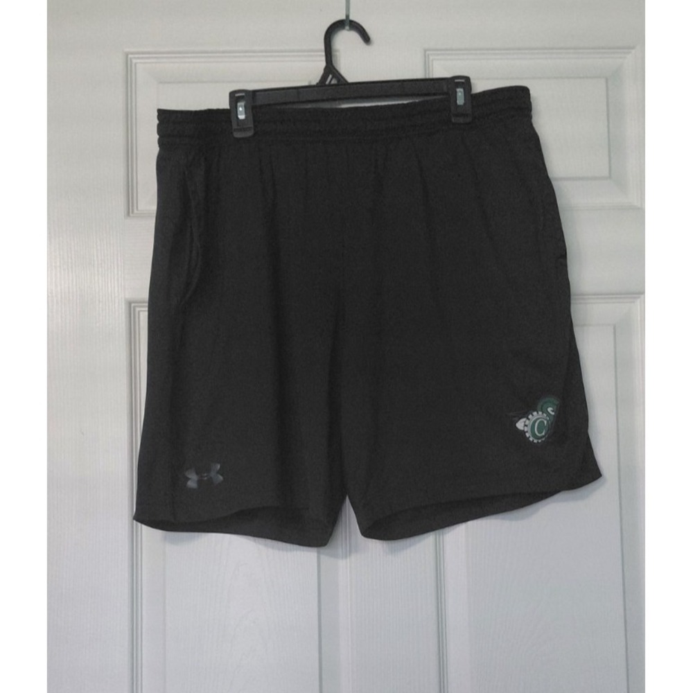 Under Armour Castleton University Spartans CU NCAA College Shorts Logo Black 2XL